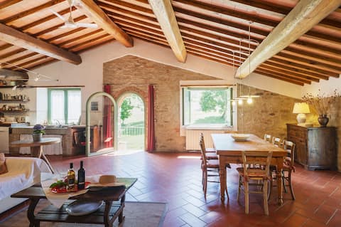 Private resort w pool in Chianti Rufina