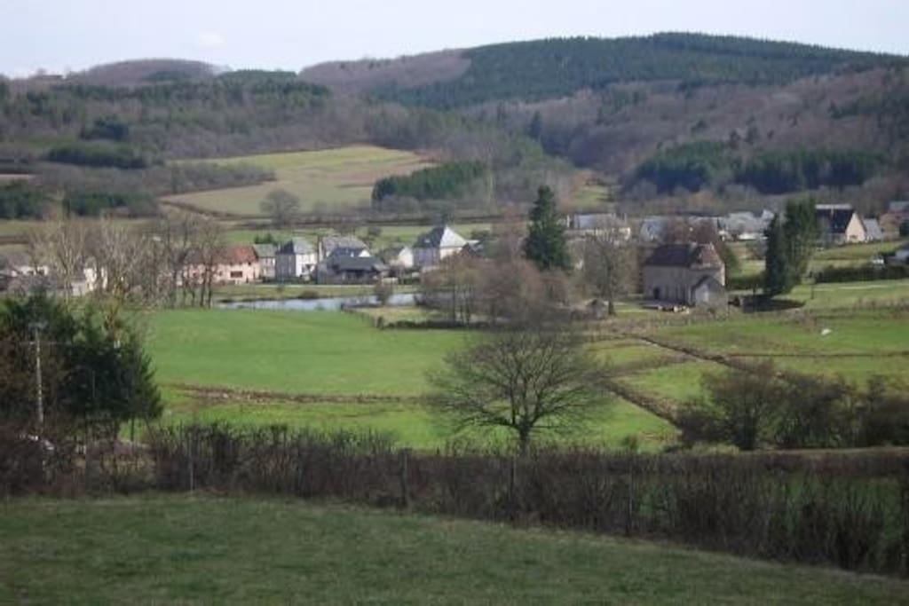 Vue sur le village