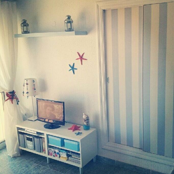 Decoracion del interior del estudio