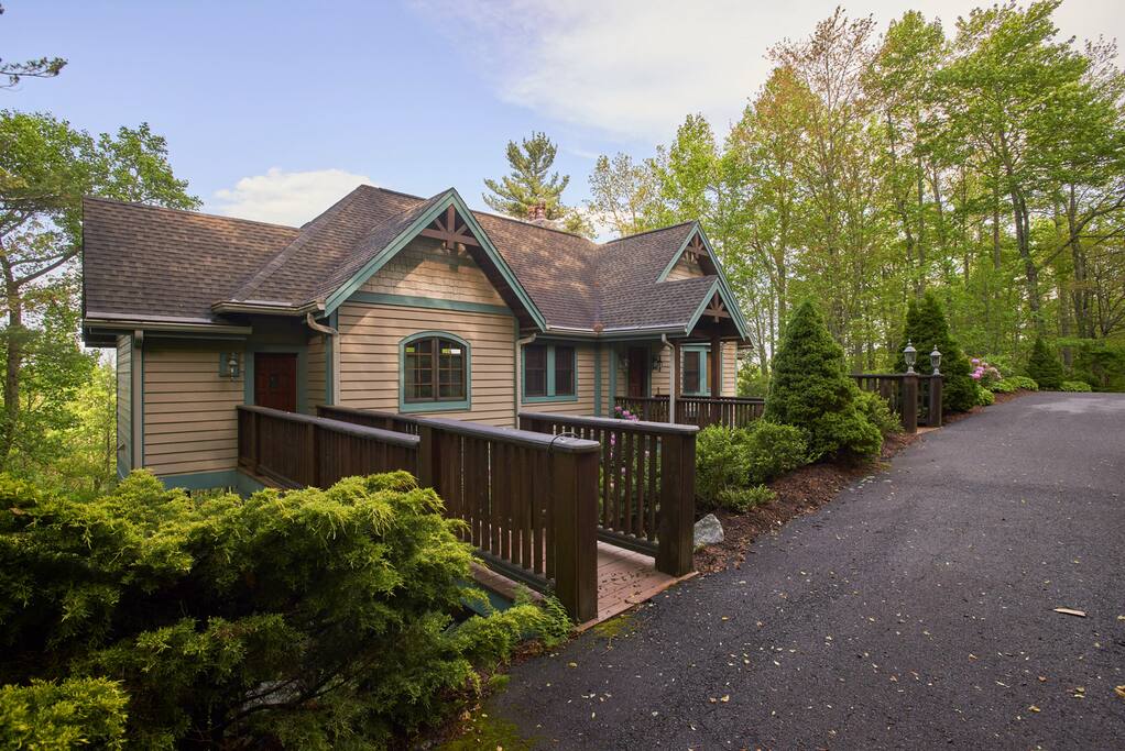 Nicely landscaped grounds