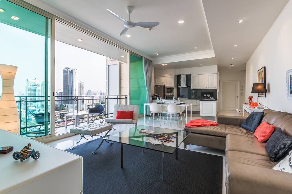 My apartment is 'Simple-Chic' and decorated with lot of care and taste