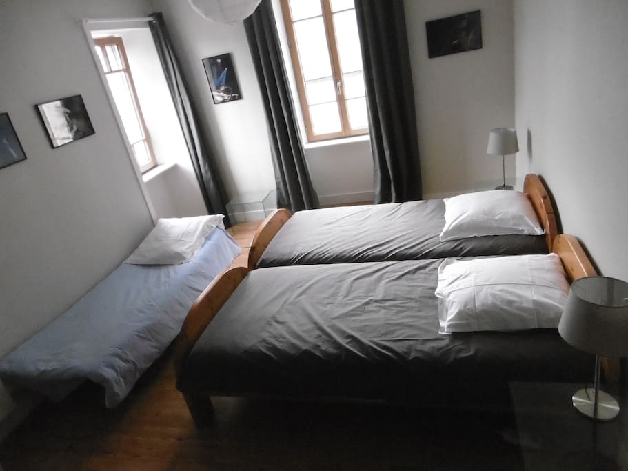 la chambre (configuration 3 personnes)
