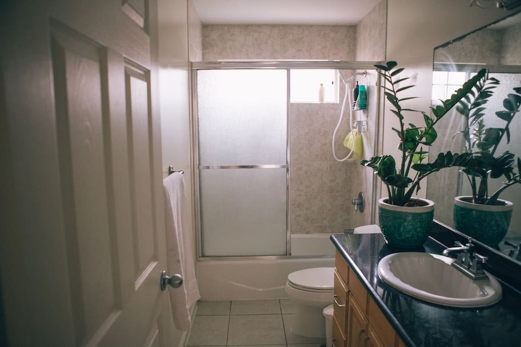 Bathroom shared space.