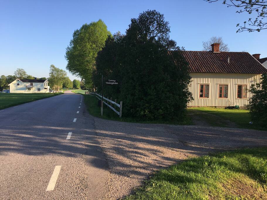 Infart till vår gård