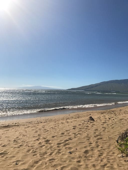beach across street