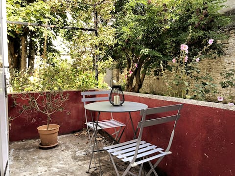 Appartement centre-ville sur jardin