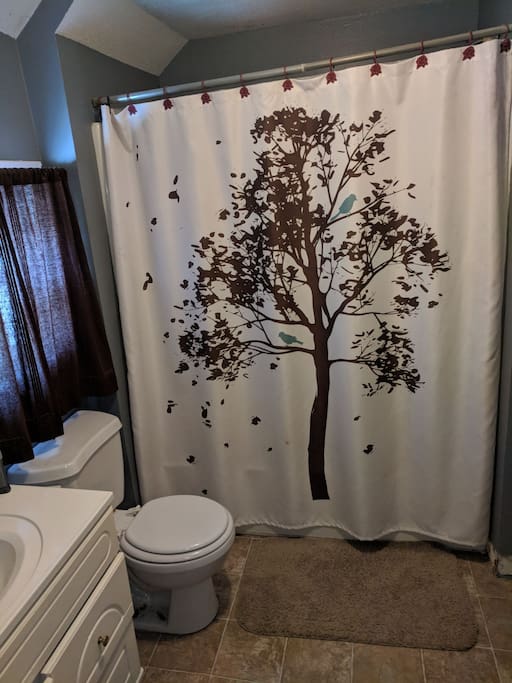 full bathroom plus half bath
