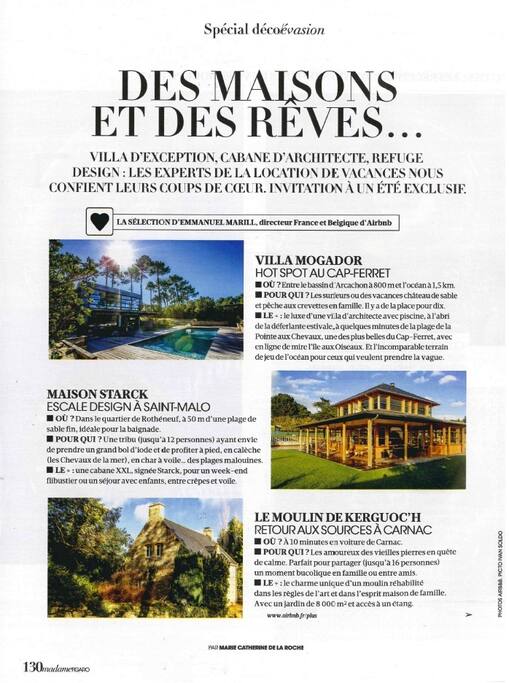 Article paru dans Madame Figaro du 24 avril 2018