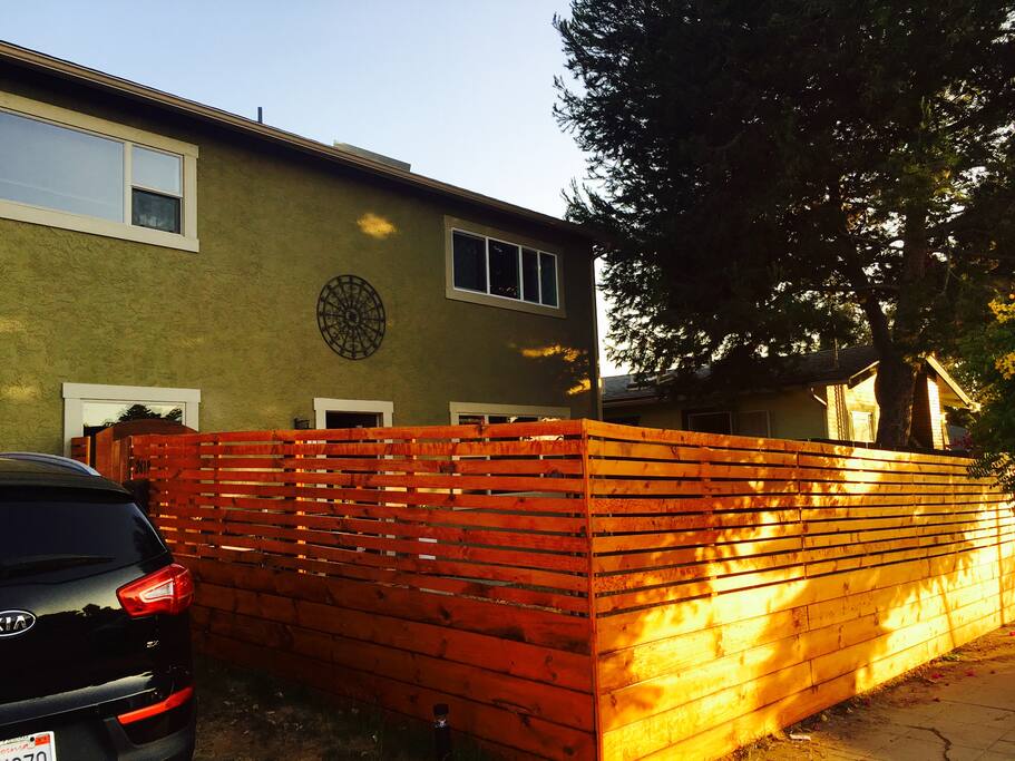 Front of the house and yard