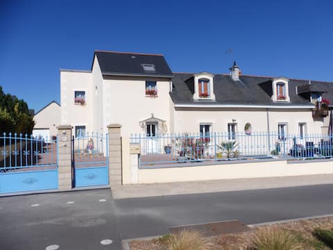 contemporary home with pool
