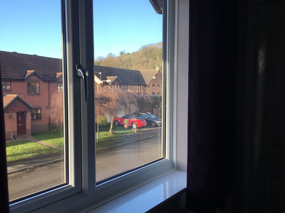 View from the room - suburban and quiet