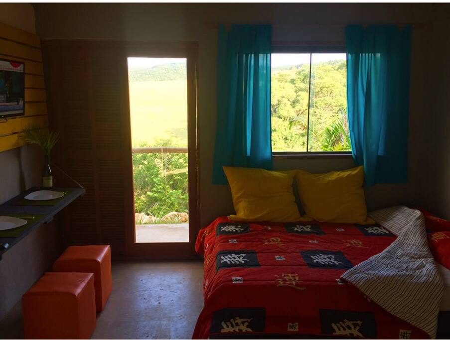 Chalé com vista para a montanha!