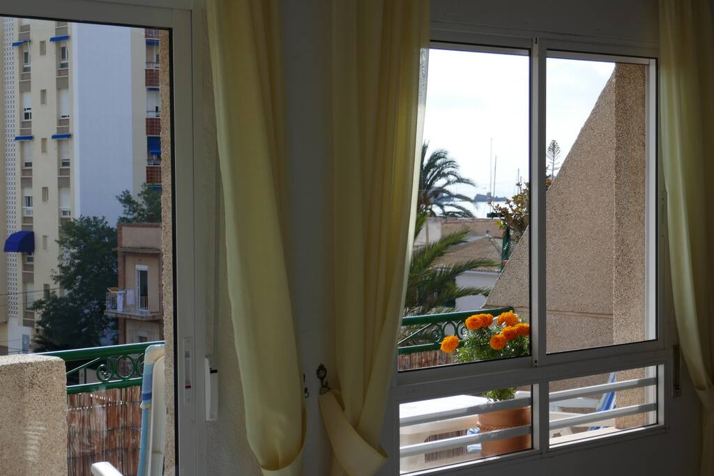 View from Lounge and balcony sun all morning until 1.00 pm