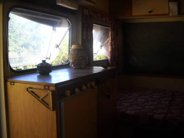 Husbilen från insidan av 1: a husbilen