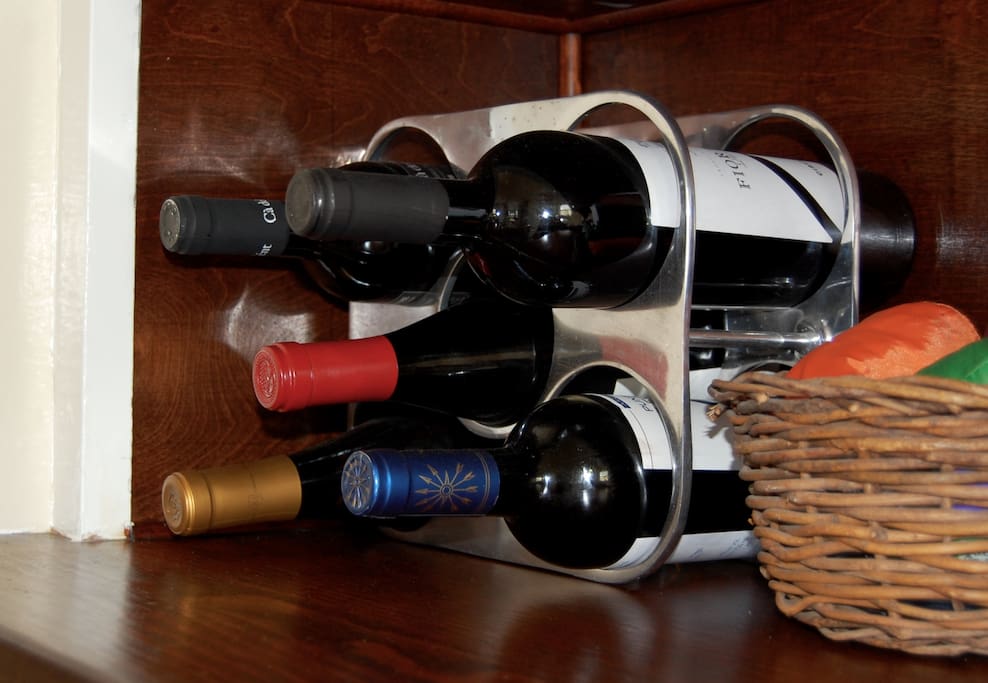 Wine rack (not always full)