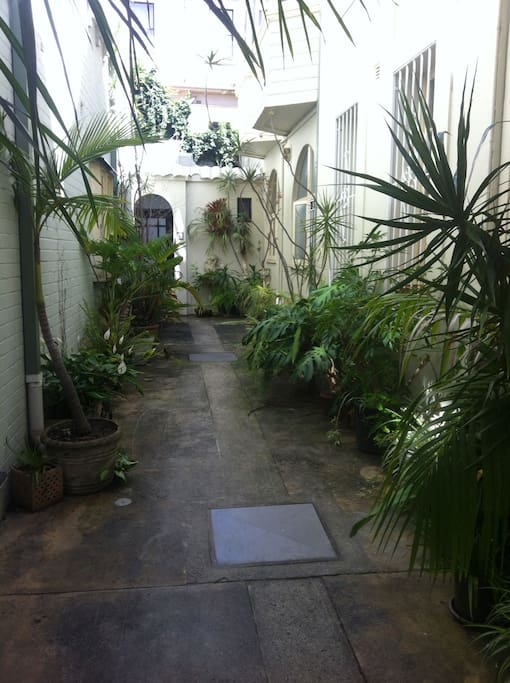 Locked & Secure Spanish Style Courtyard entrance - very quiet as set back from the road