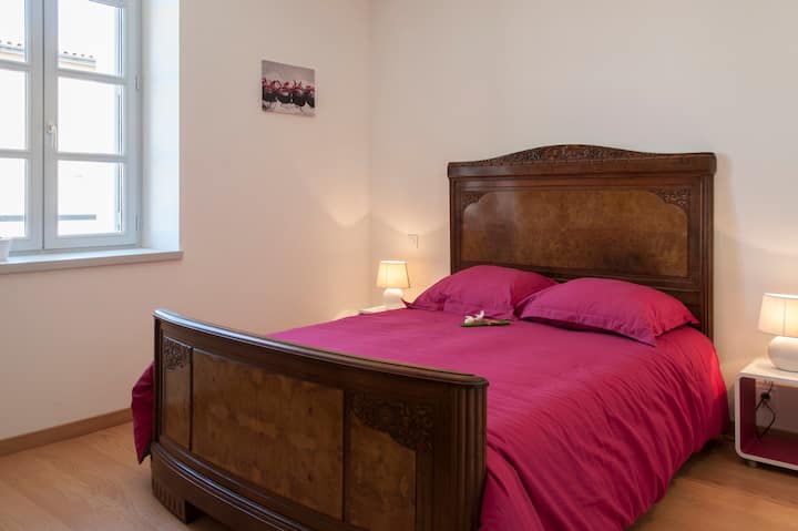 Habitación n°1 con cama de matrimonio