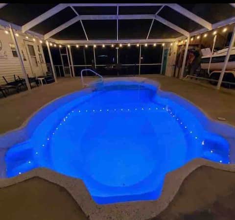 Mermaid Manor Heated Pool,Dock, Kayaks, River