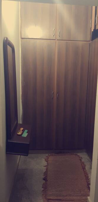 Closet and dressing mirror