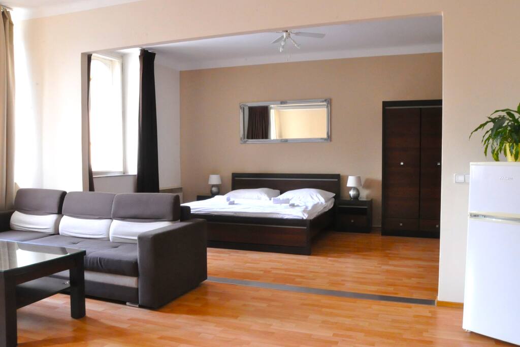 Living Area + Bedroom