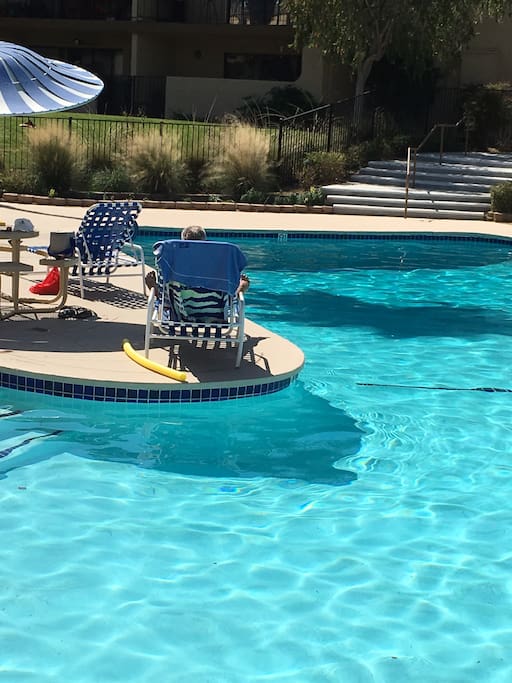One of the refreshing pools