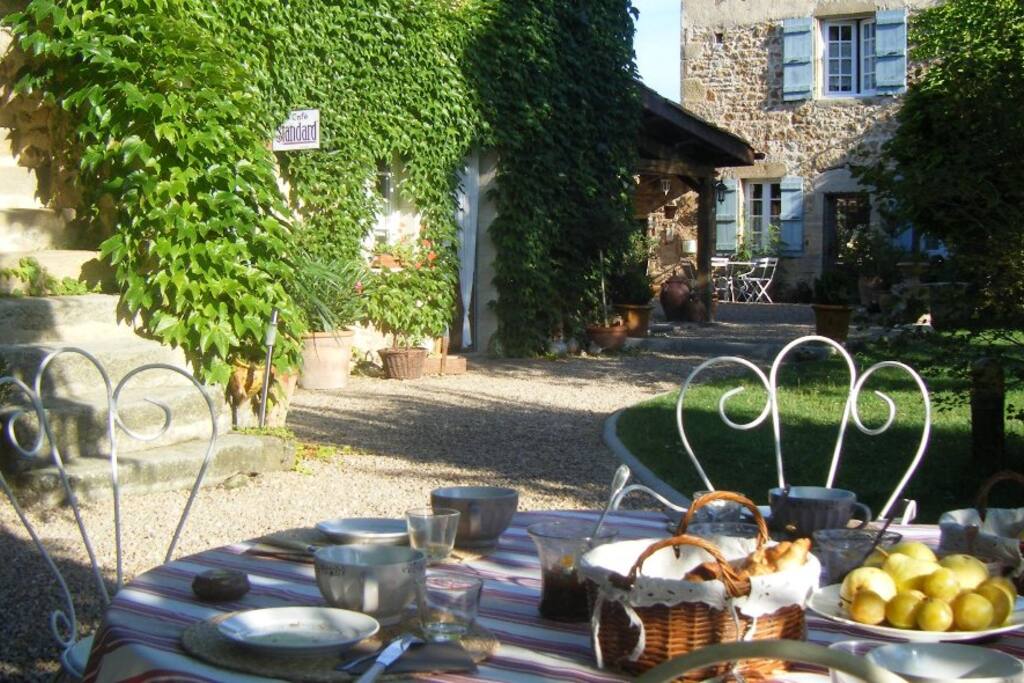Petit déjeuner d'été