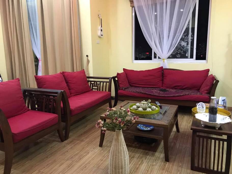 Relax area with television of all chain