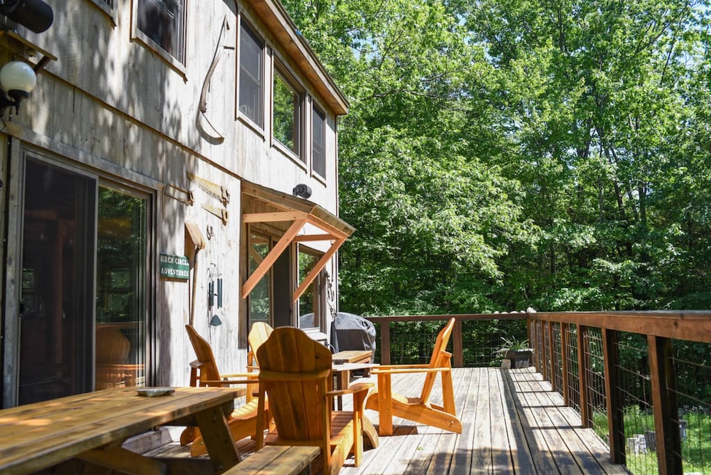 Deck Delight...with a view of the Pond.