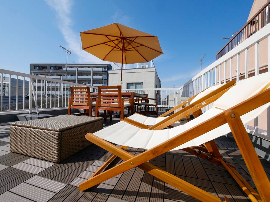 Sunny balcony