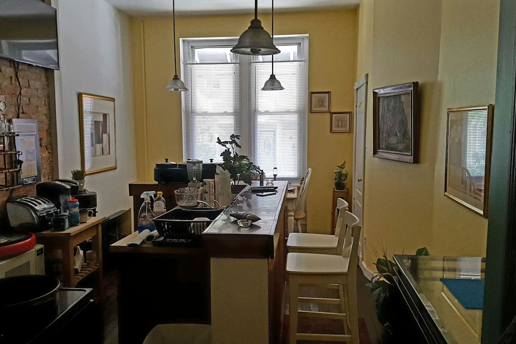 Kitchen and dining room