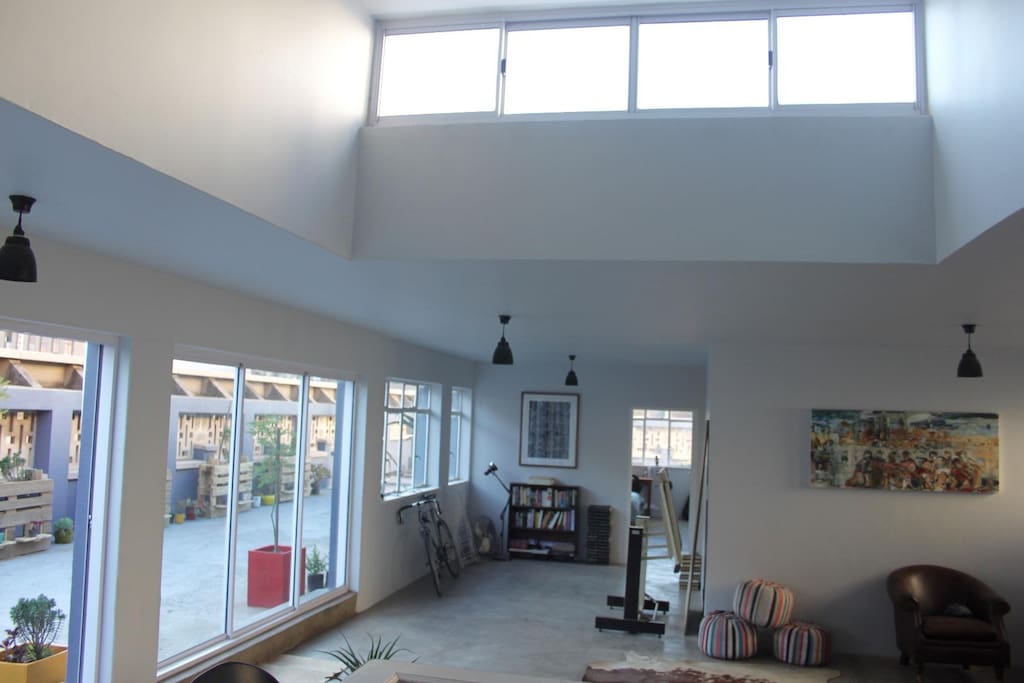Lots of natural light