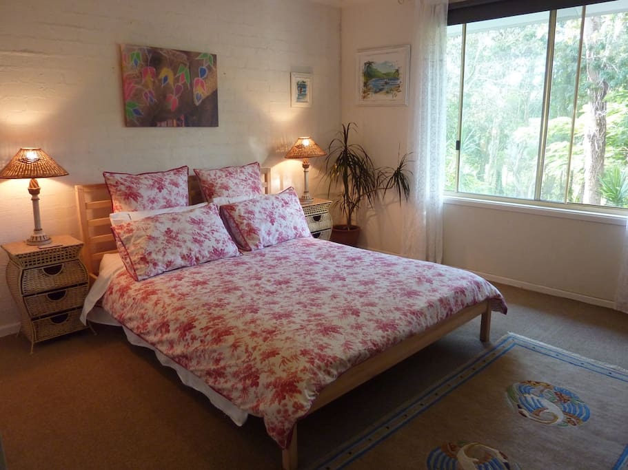 Your room upstairs Queen Bed desk wardrobe