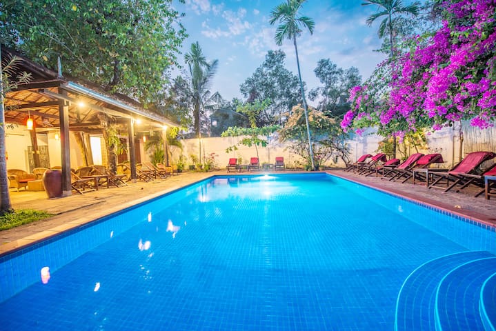 Private Double Room with Balcony in Siem Reap