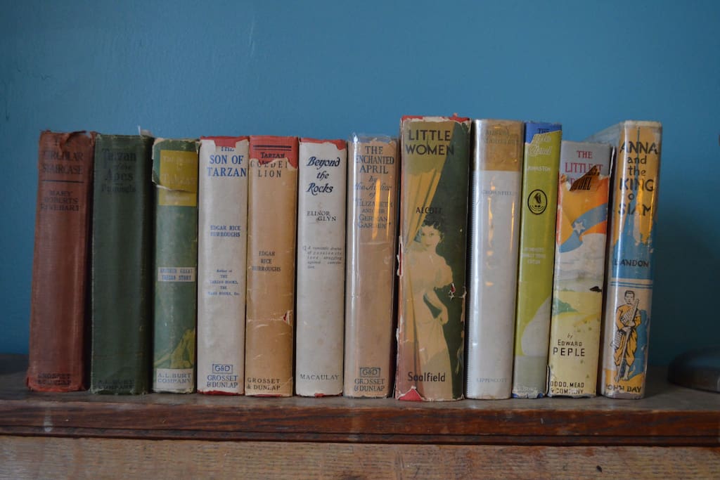 One of the reasons we call the room the library!