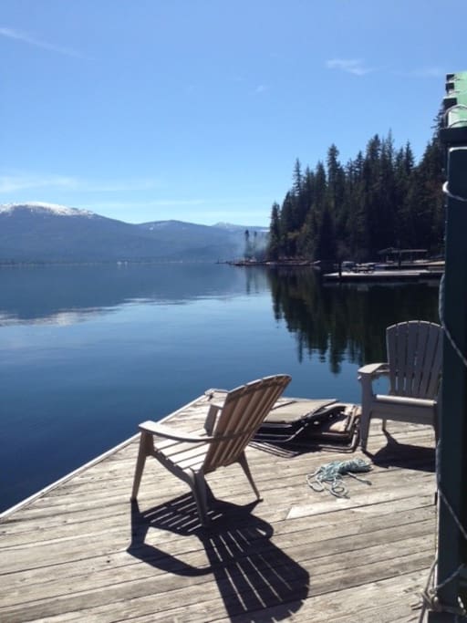 On the dock looking South