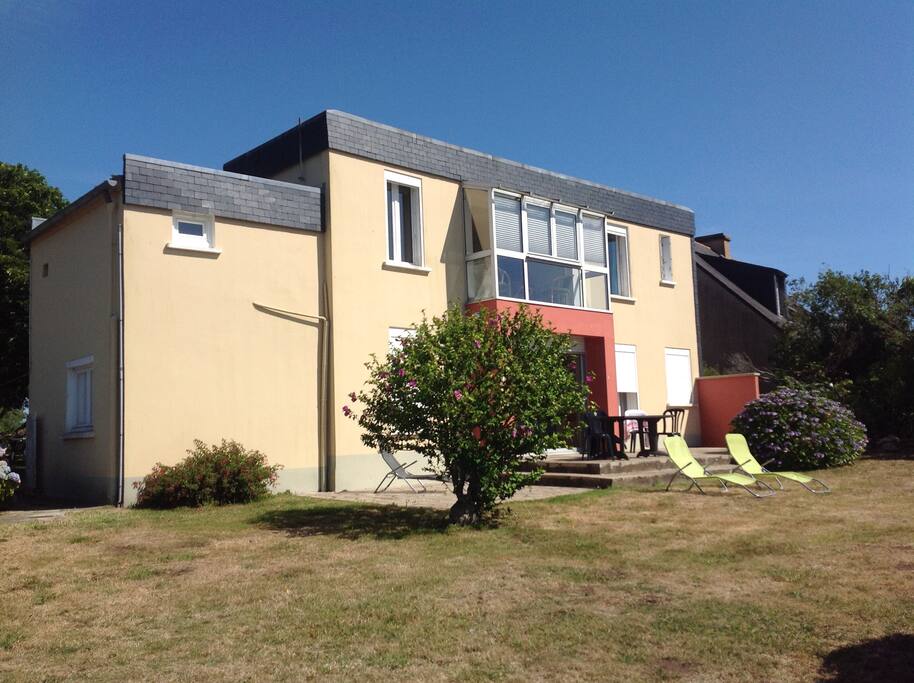La maison, côté mer