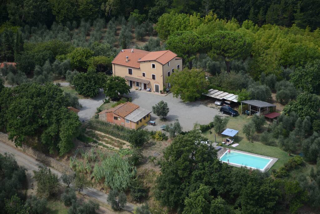 Agriturismo, vista aerea