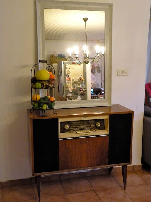 The dining area