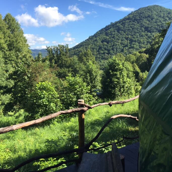 The view from the deck.
