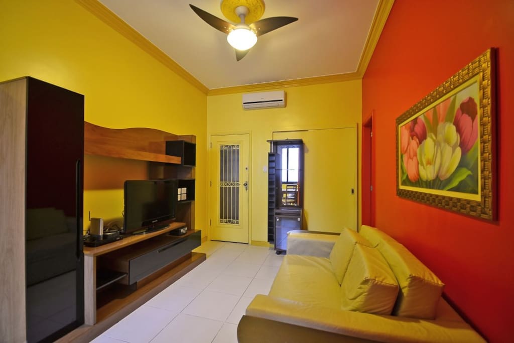Front Door and Living Room