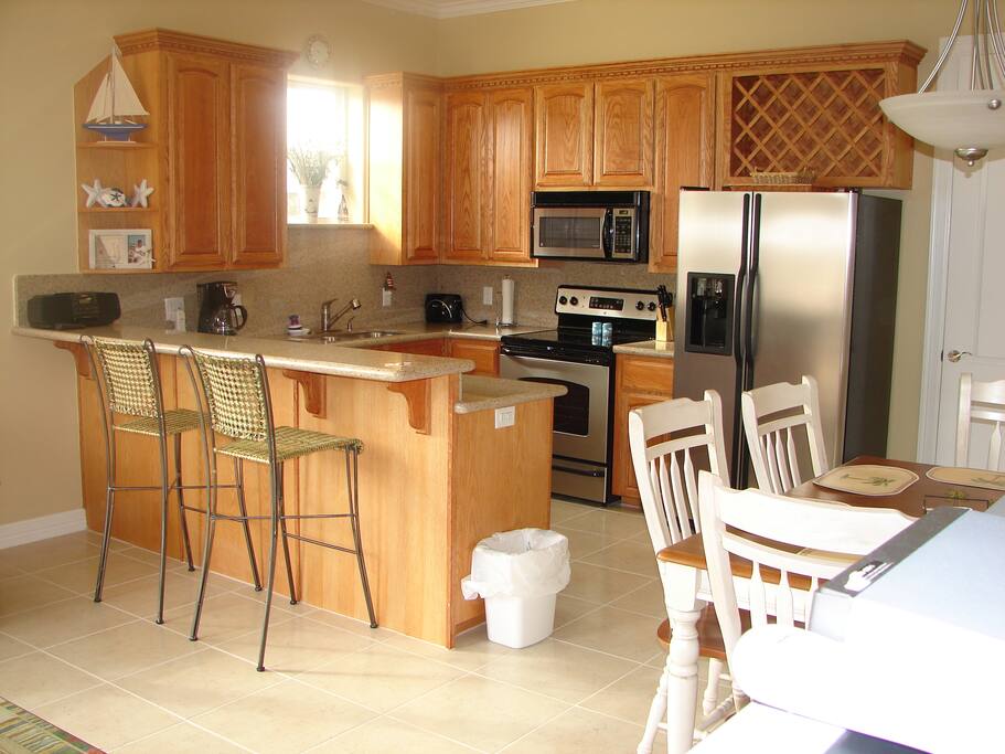 Spacious kitchen perfect for families.
