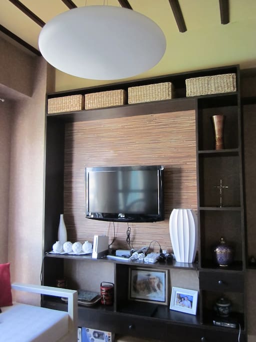 Living room with TV