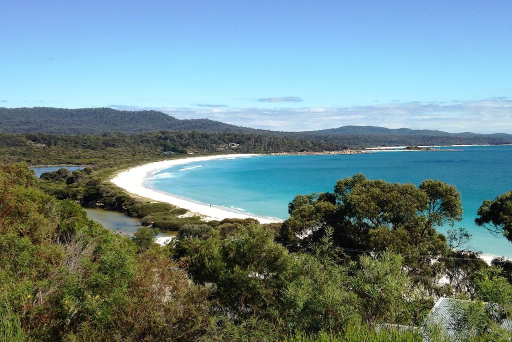 Bay of Fires view from the deck