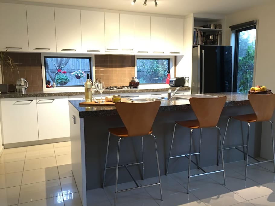 Breakfast bar.