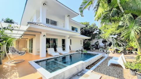 Serene Villa with Saltwater Pool & Peaceful Garden