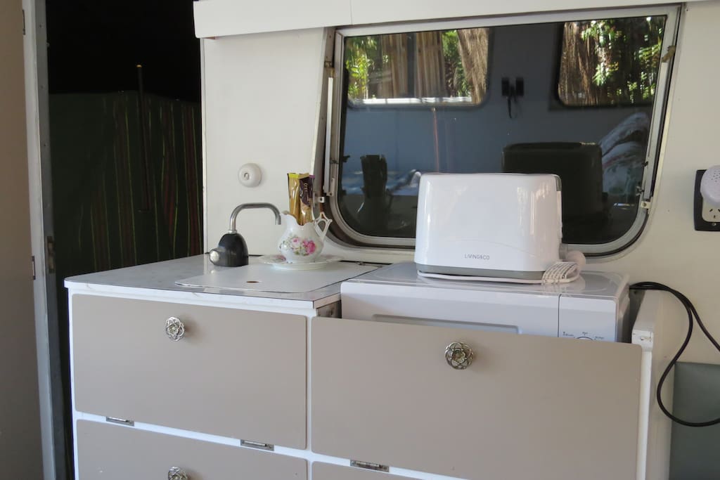 Small kitchenette area