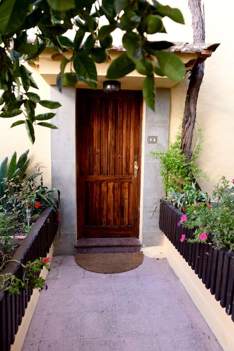 Entrada a la casa