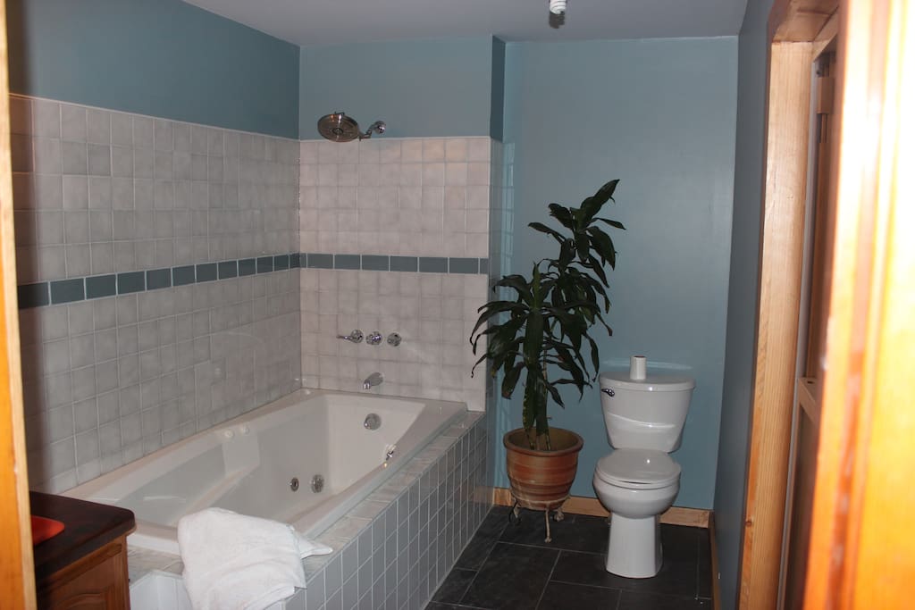 Bathroom with Whirl pool tub