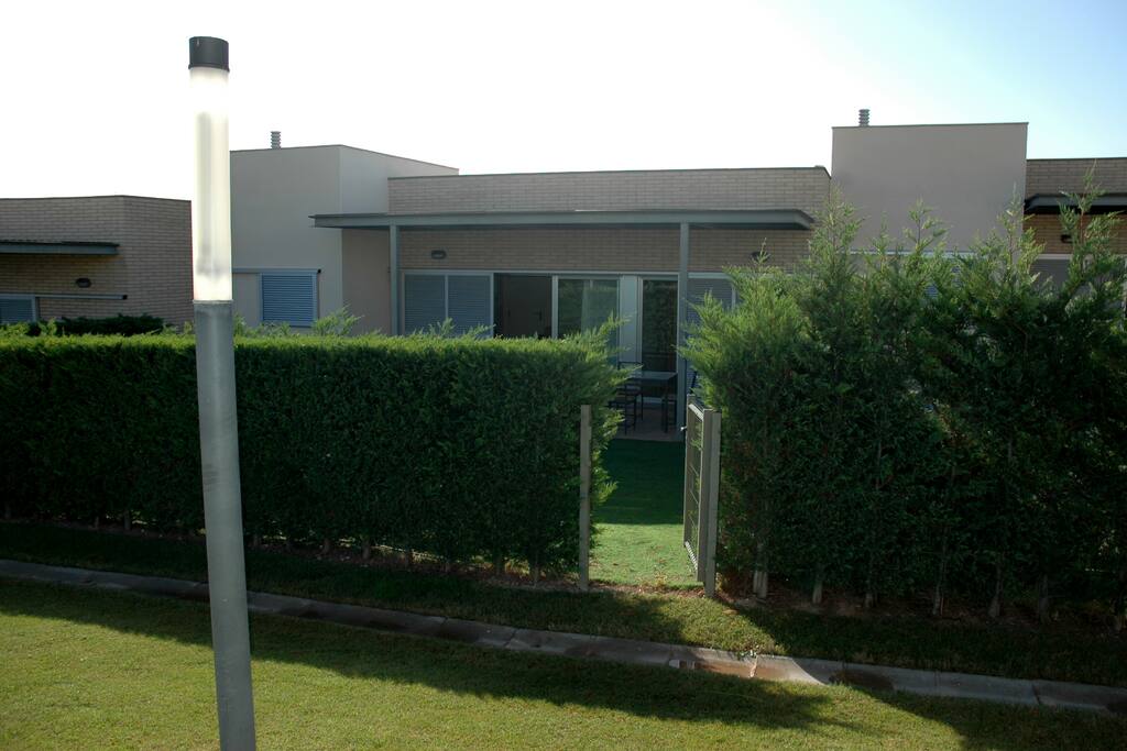 Puerta salida piscina
