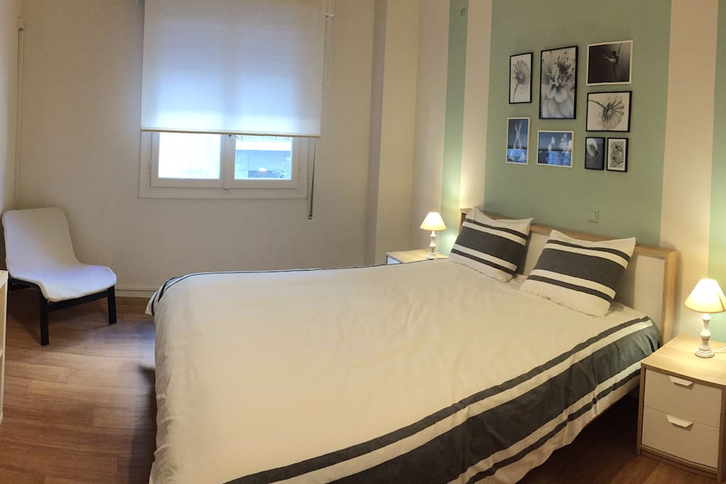 First bedroom with double bed